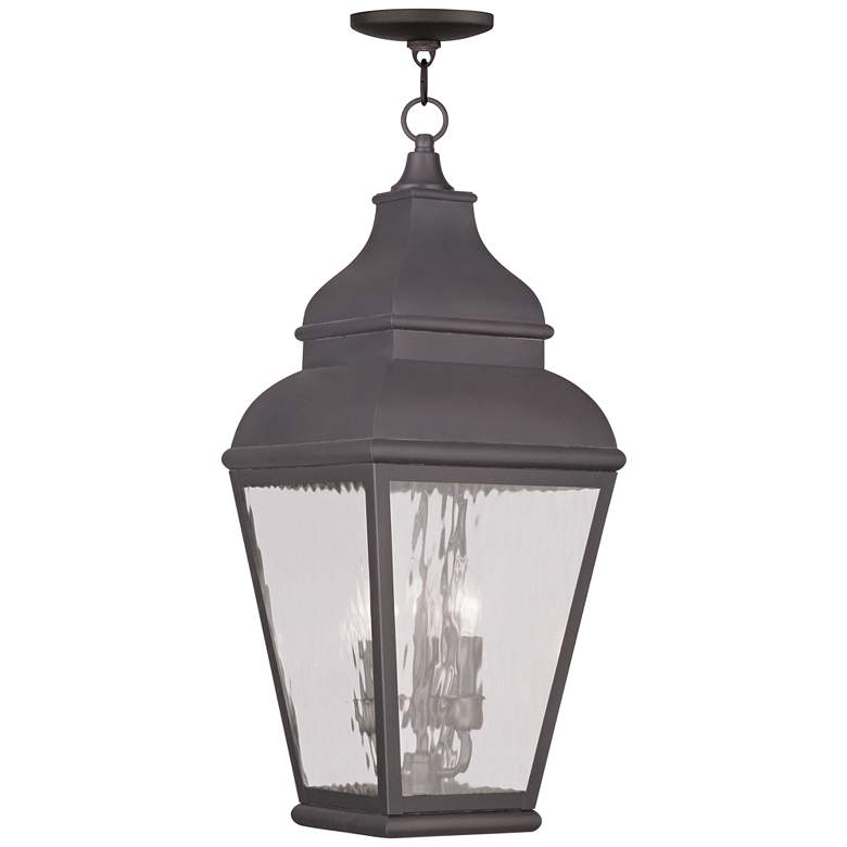 Image 1 Exeter 25" High Charcoal Outdoor Hanging Light
