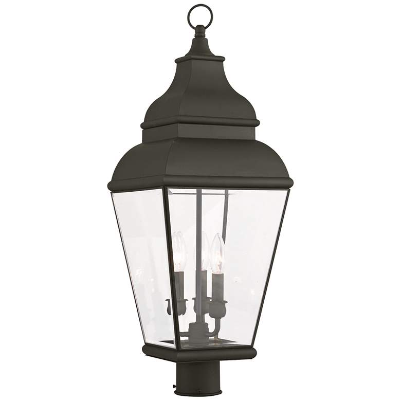 Image 2 Exeter 28 1/4" High Black Outdoor Post Light
