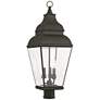 2_Exeter 28 1/4" High Black Outdoor Post Light