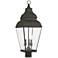 Exeter 28 1/4" High Black Outdoor Post Light