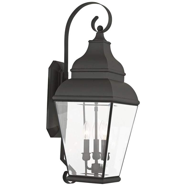 Image 1 Exeter 28" High Black Outdoor Wall Light