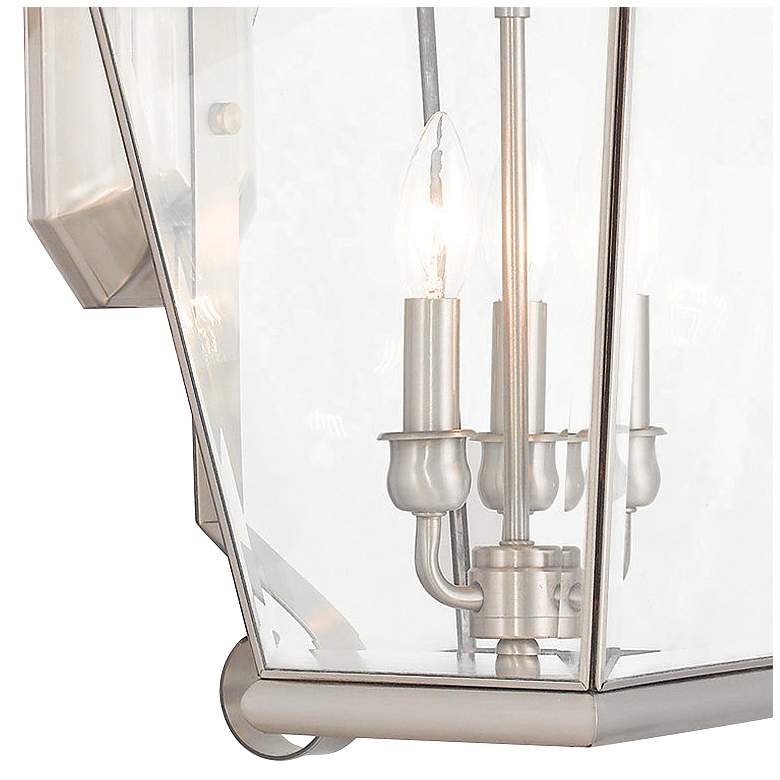 Image 2 Exeter 28" High Brushed Nickel Outdoor Wall Light more views