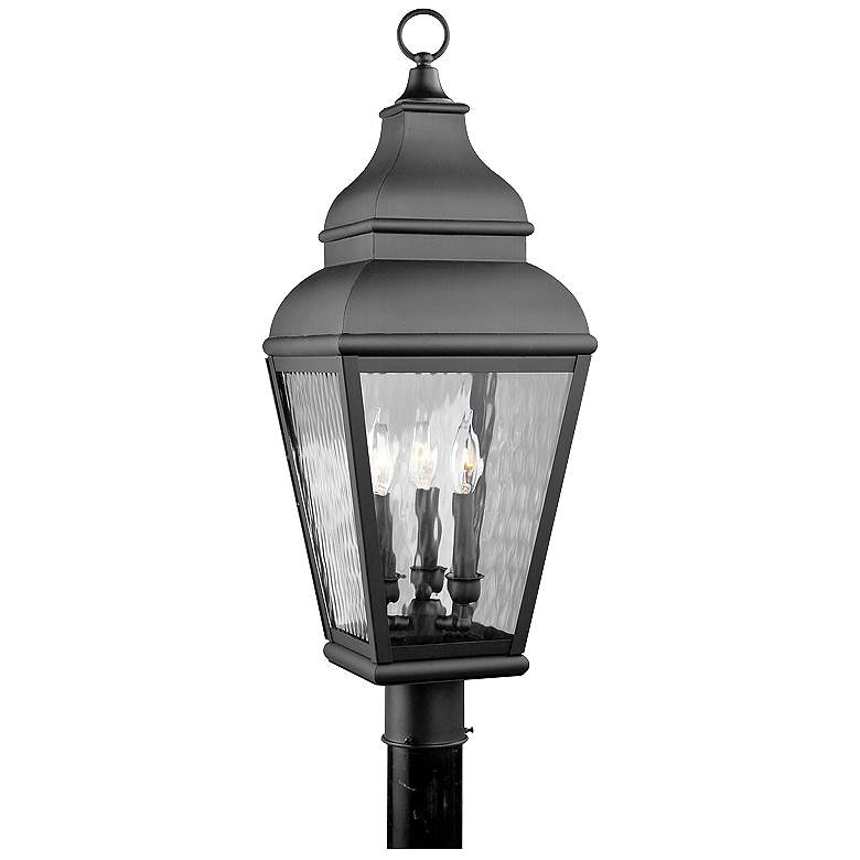 Image 1 Exeter 29 1/2" High Black Outdoor Post Light