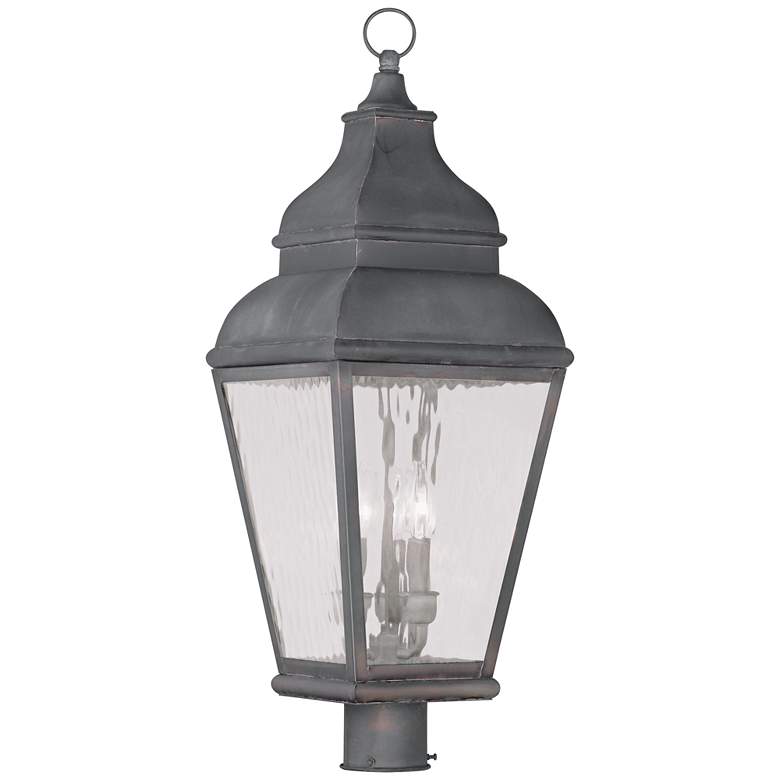 Image 1 Exeter 29 1/2 inch High Charcoal Outdoor Post Light