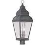 Exeter 29 1/2" High Charcoal Outdoor Post Light