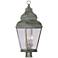Exeter 29 1/2" High Pewter Outdoor Post Light