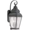 Exeter 29" High Charcoal Outdoor Wall Light