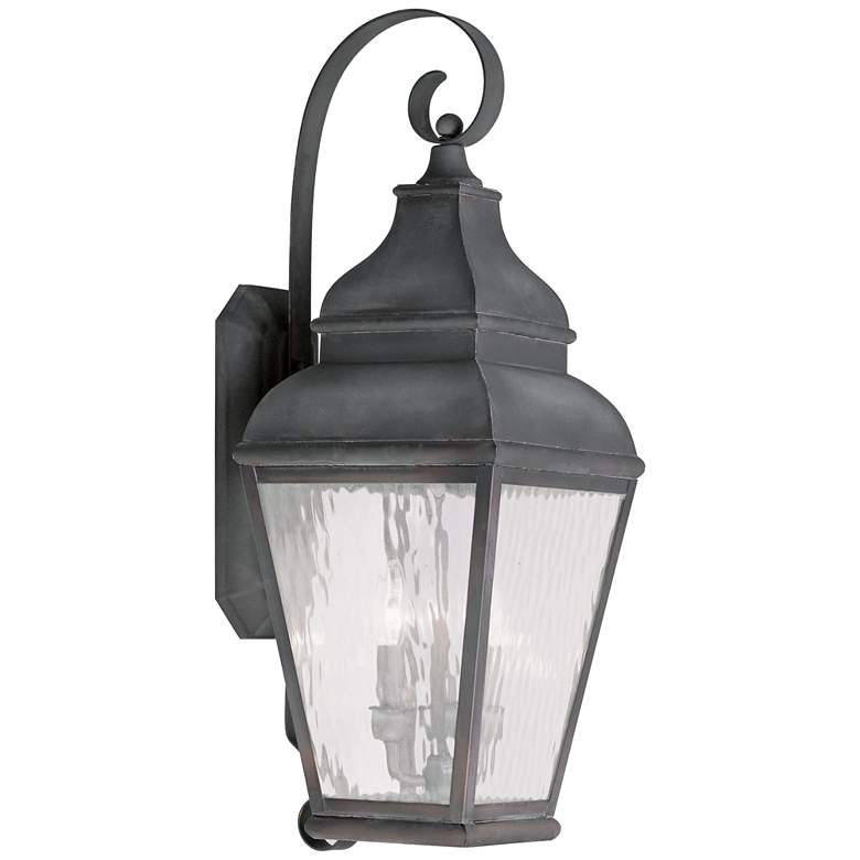 Image 1 Exeter 29" High Charcoal Outdoor Wall Light