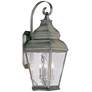 Exeter 29" High Vintage Pewter Outdoor Wall Light