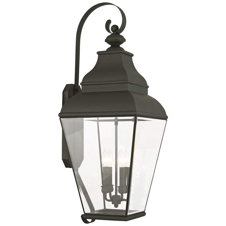 Image 1 Exeter 36" High Black Outdoor Wall Light