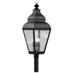 Exeter 37 1/2&quot; High Black Outdoor Post Light