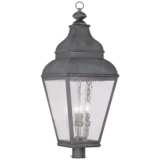 Exeter 37 1/2&quot; High Charcoal Outdoor Post Light