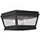 Exeter 8" Wide Charcoal Outdoor Ceiling Light