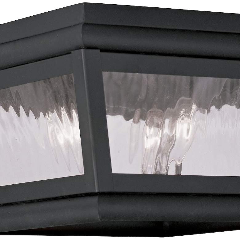 Image 3 Exeter 8" Wide Charcoal Outdoor Ceiling Light more views