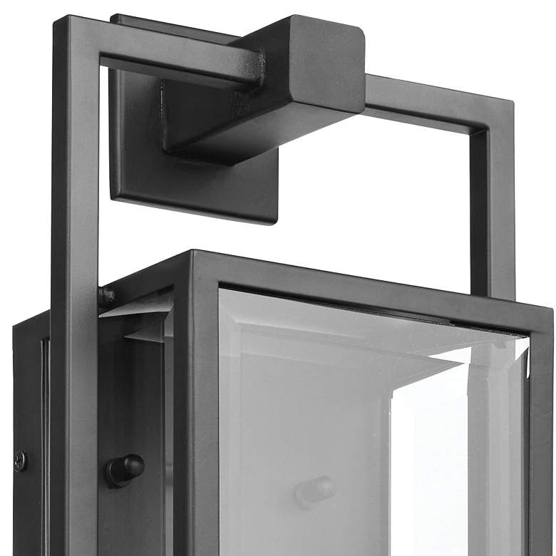 Image 3 Exhibit 17" High Matte Black Outdoor Wall Light more views