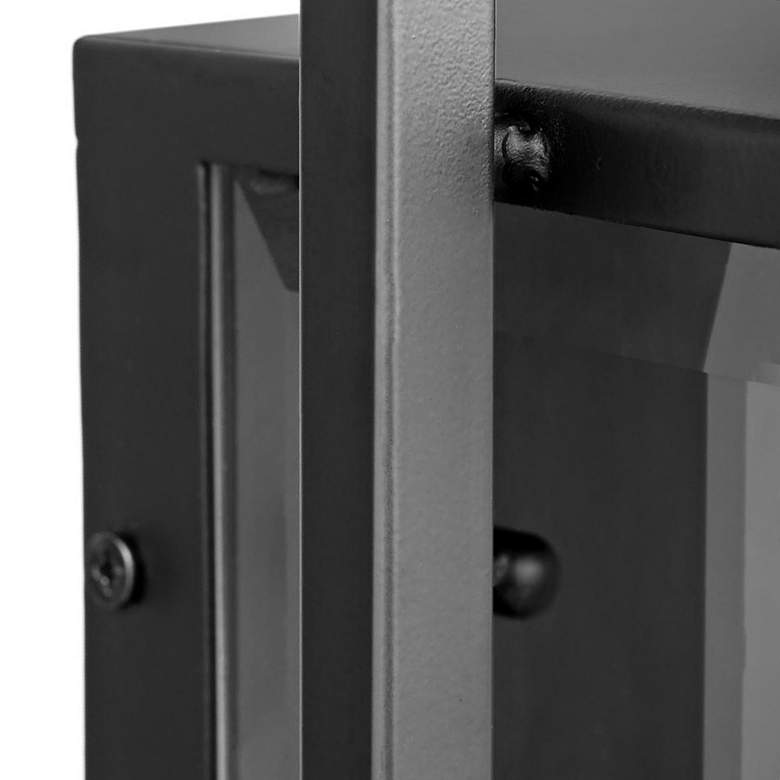 Image 4 Exhibit 17" High Matte Black Outdoor Wall Light more views