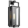 5_Exhibit 17" High Matte Black Outdoor Wall Light more views