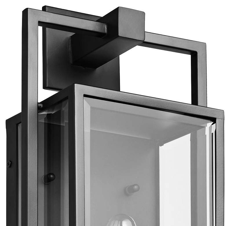 Image 4 Exhibit 20" High Matte Black Outdoor Wall Light more views