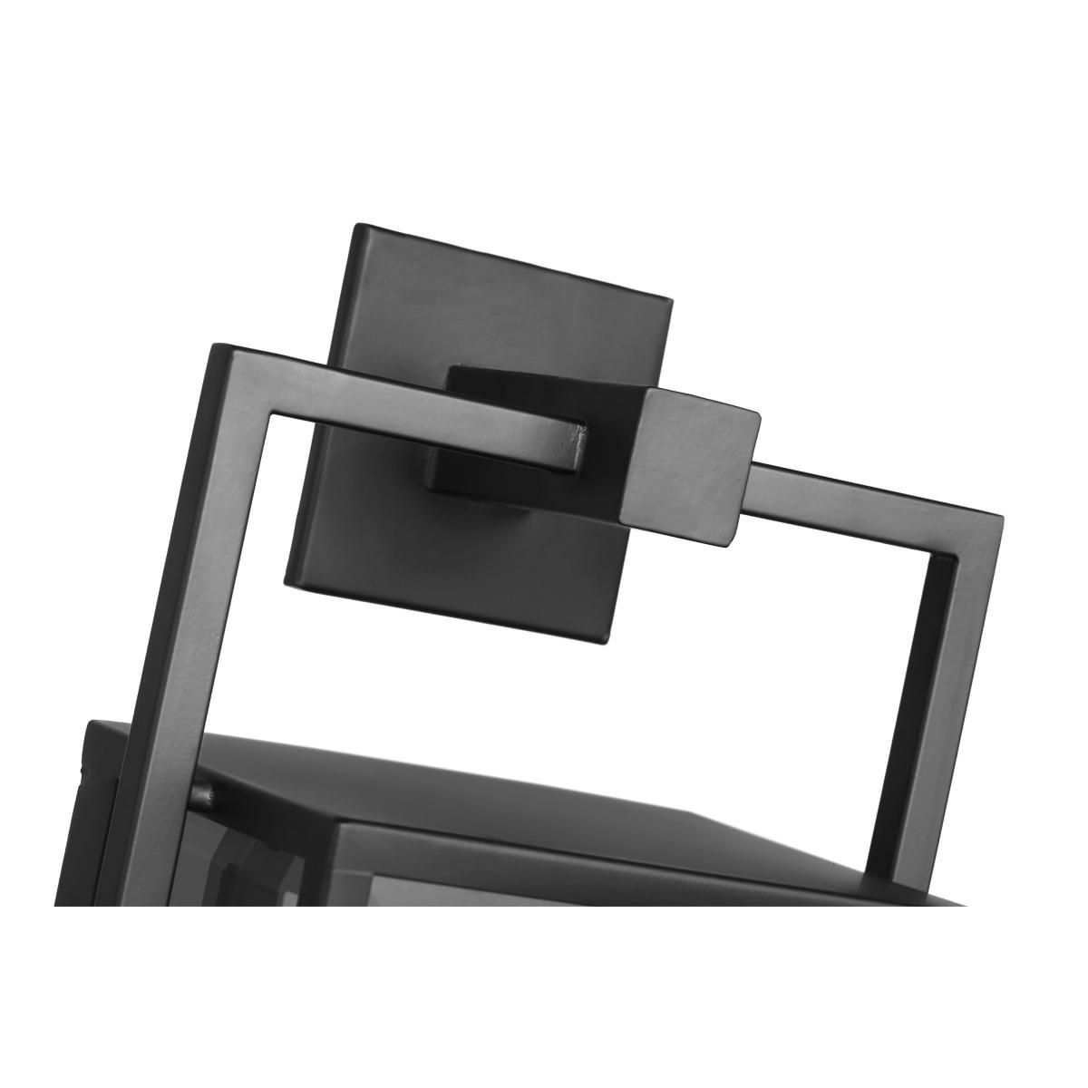 Exhibit 20" High Matte Black Outdoor Wall Light in scene