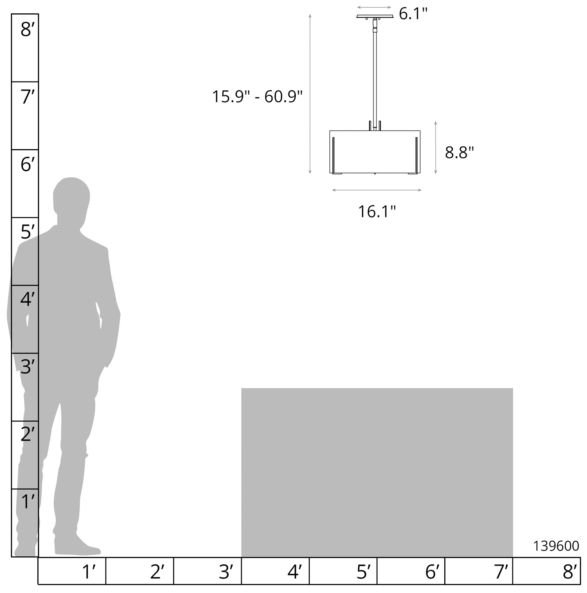 Image 4 Exos 16" Wide 3-Light Oil Rubbed Bronze Pendant w/ Natural Anna Shade more views