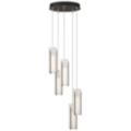 Hubbardton Forge Exos Glass 5.Light Bronze Collection