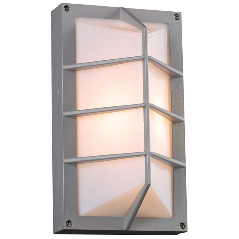 Image 1 Expo 11 inch High Silver Outdoor Wall Light