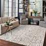 Expressions 91668 5&#39;3"x7&#39;10" Wellspring Oyster Area Rug