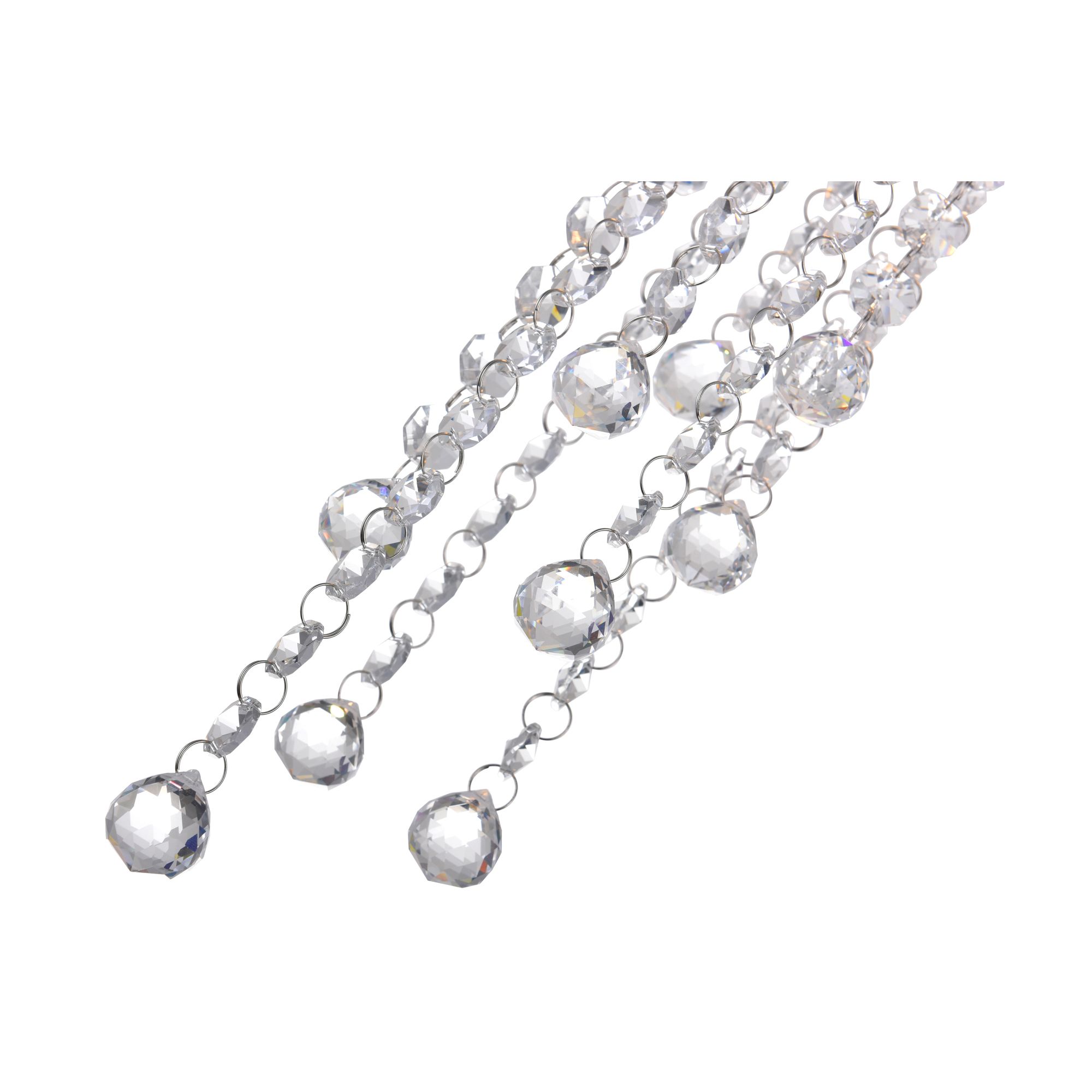 Image 2 Extended 1 Light Down Mini Pendant With Chrome Finish more views