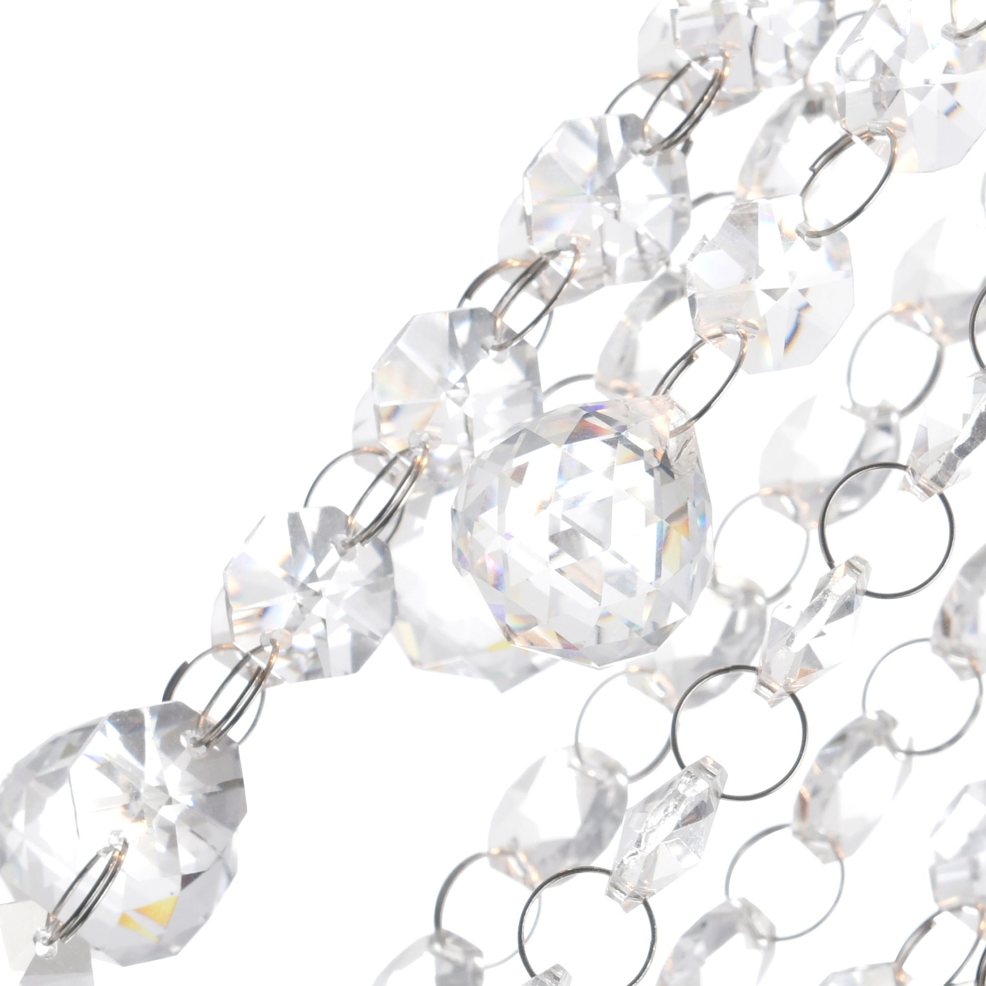 Image 5 Extended 9 Light 20in Chrome Multi Light Pendant more views