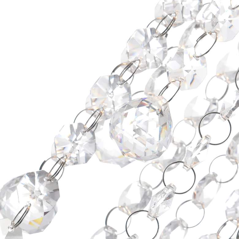 Extended 9 Light 20in Chrome Multi Light Pendant - #9406H | Lamps Plus