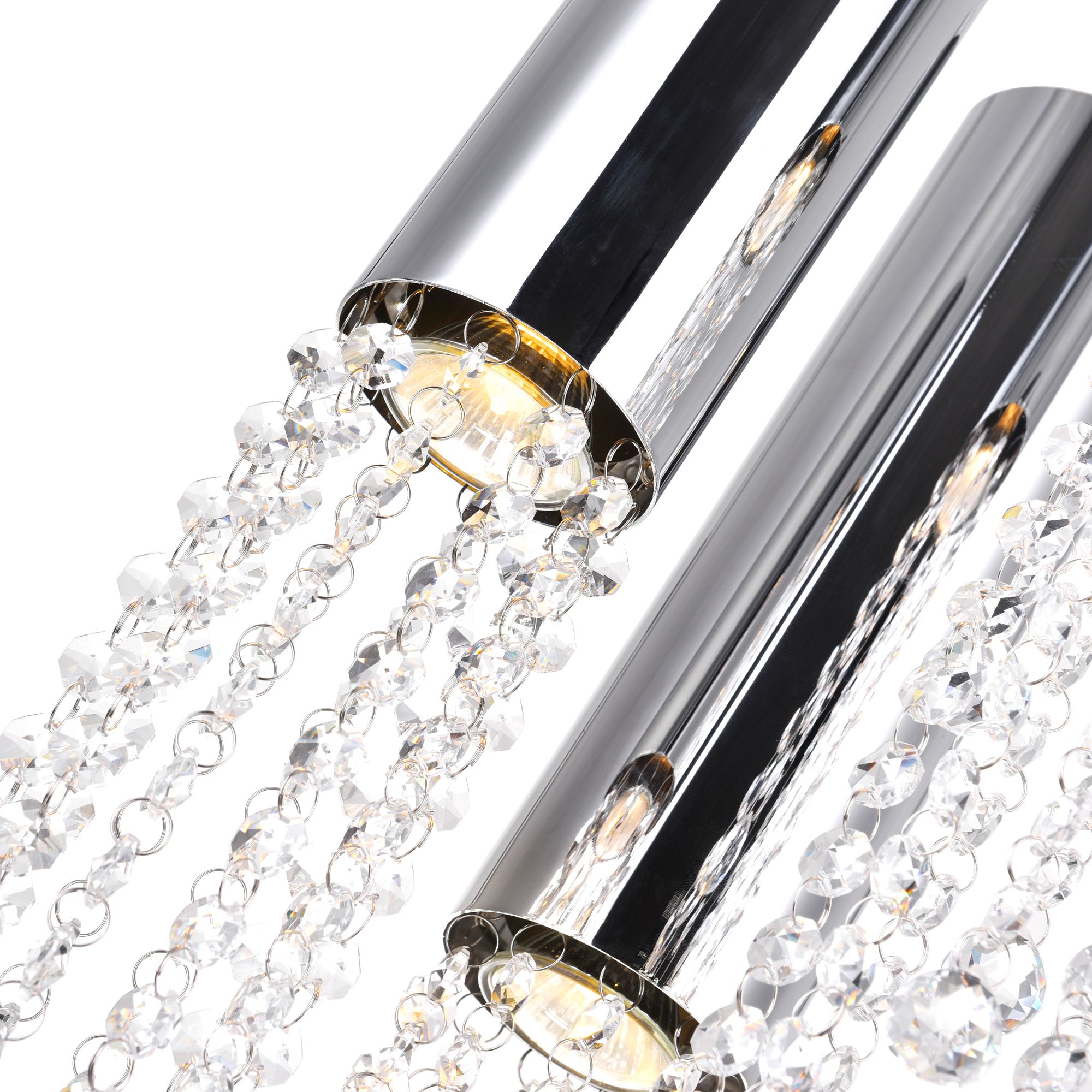 Image 2 Extended 9 Light Multi Light Pendant With Chrome Finish more views