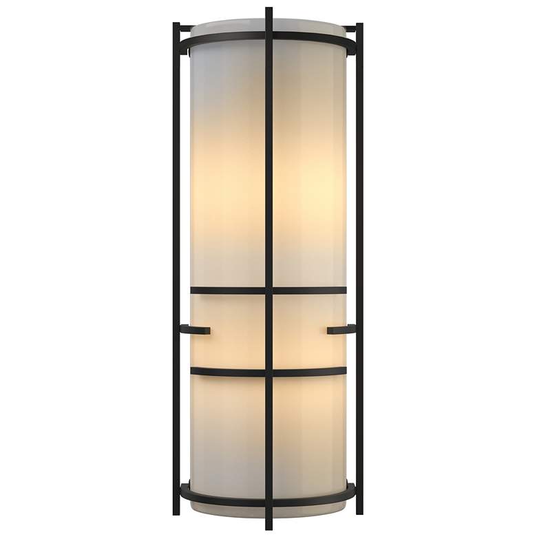 Image 1 Extended Bars Sconce - Black - Ivory Art Glass