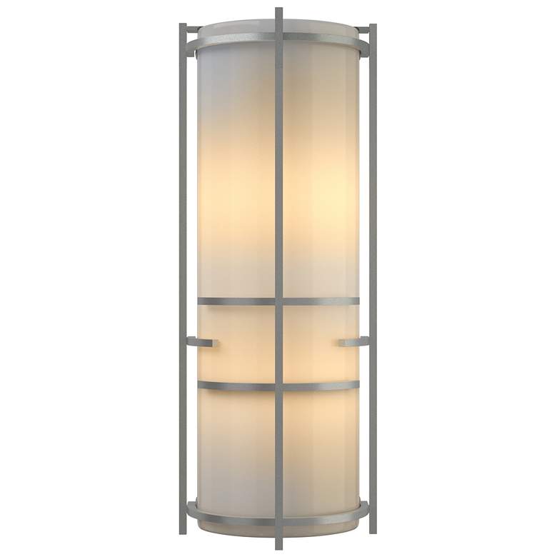 Image 1 Extended Bars Sconce - Platinum - Ivory Art Glass