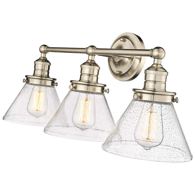 Image 5 Eyden 25 3/4" Wide Modern Gold 3-Light Vanity Bath Light more views