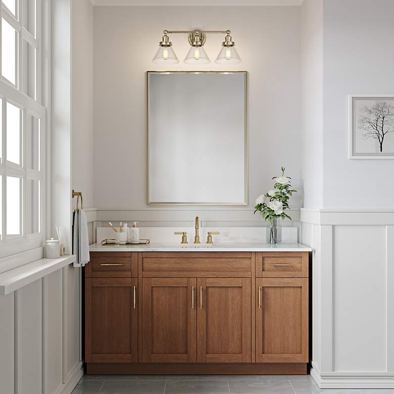Image 6 Eyden 25 3/4" Wide Modern Gold 3-Light Vanity Bath Light more views