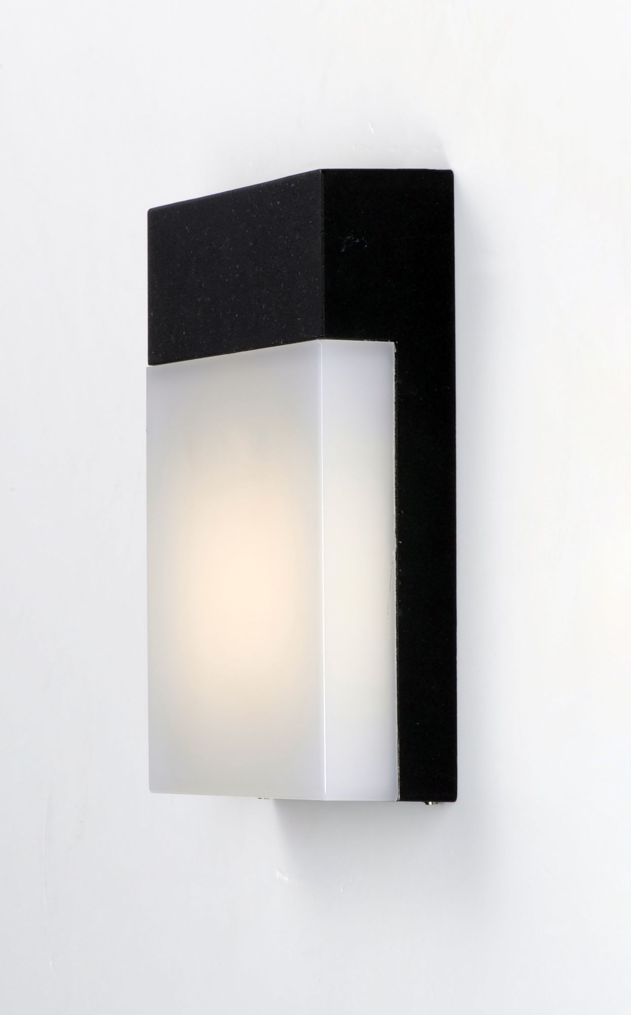 Image 5 Eyebrow LED Outdoor Wall Sconce Black more views