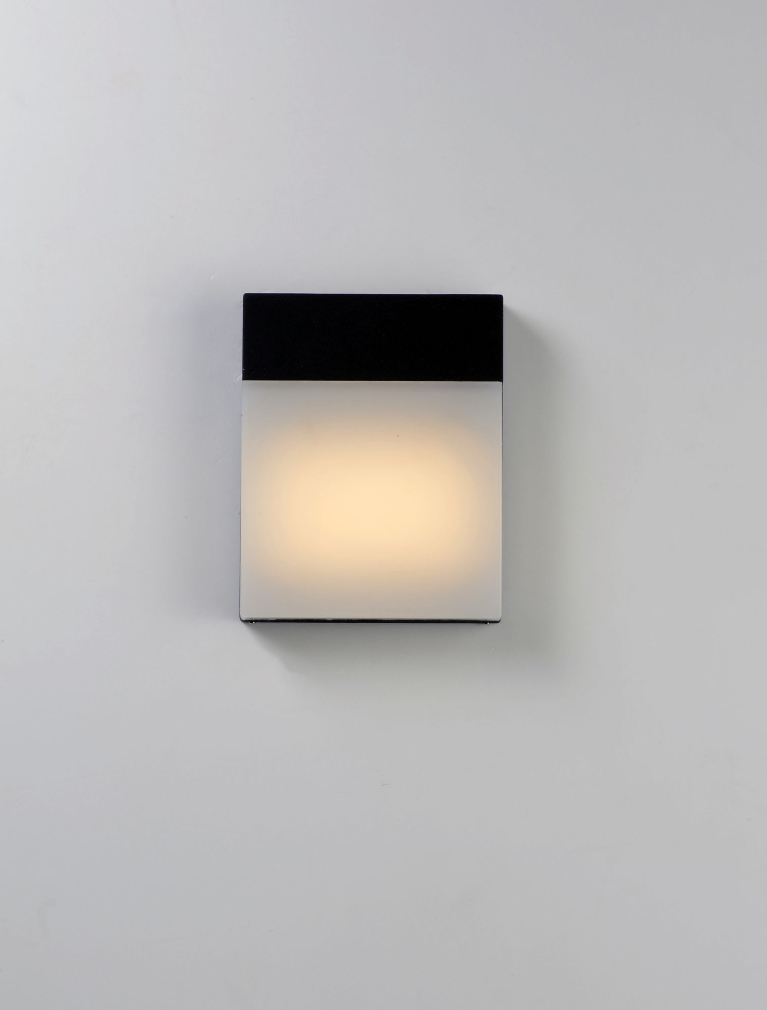 Image 6 Eyebrow LED Outdoor Wall Sconce Black more views