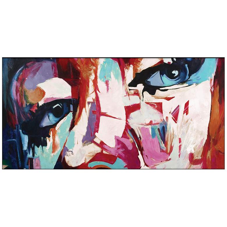 Image 1 Eyes Don't Lie 24 In. by 48 In. Framed Art
