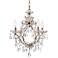 Eyja 15 1/2" Wide Silver Crystal Chandelier