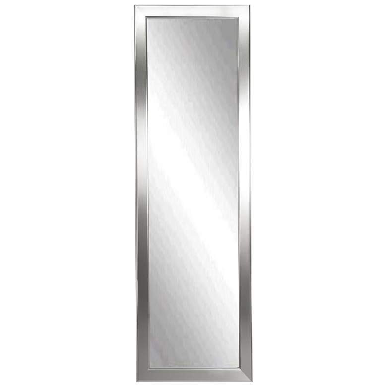 Ezel Silver 24 1/2 inch x 62 1/2 inch Full Length Wall Mirror