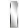 Ezel Silver 24 1/2" x 62 1/2" Full Length Wall Mirror