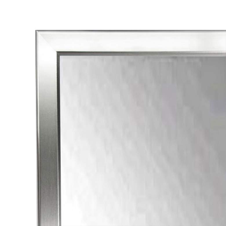 Image 3 Ezel Silver 24 1/2 inch x 62 1/2 inch Full Length Wall Mirror more views