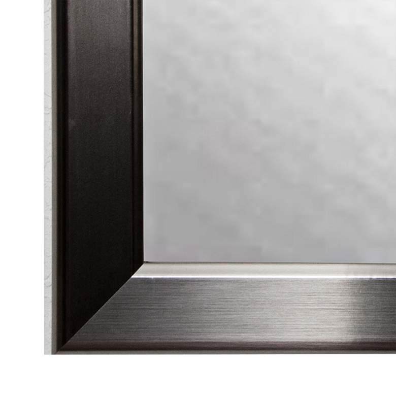 Image 3 Ezel Silver Round Edge 28" x 34" Wall Mirror more views