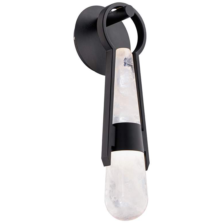 Image 2 Ezra 18.25"H x 6"W 1-Light Wall Sconce in Black