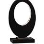 3_Fabian 29" Black Oval USB Table Lamp with LED Night Light more views