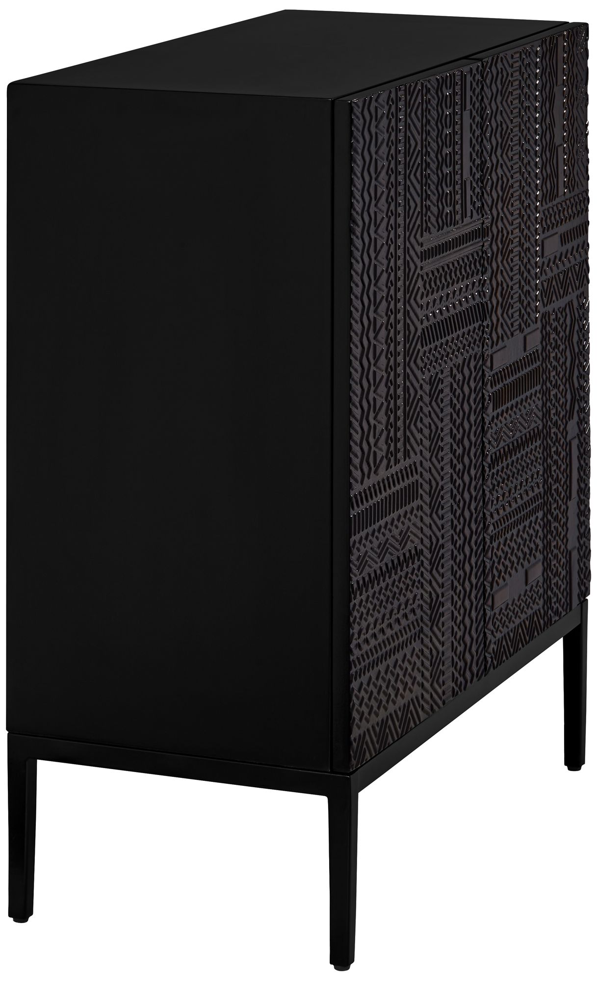 Fabian 32" Wide Charcoal 2-Door Console Table