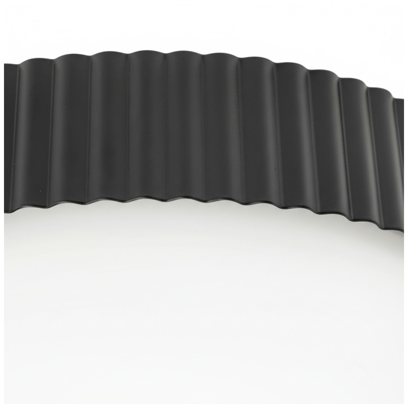 Image 4 Fabiana 13" Wide Matte Black, White LED Flush Mount more views