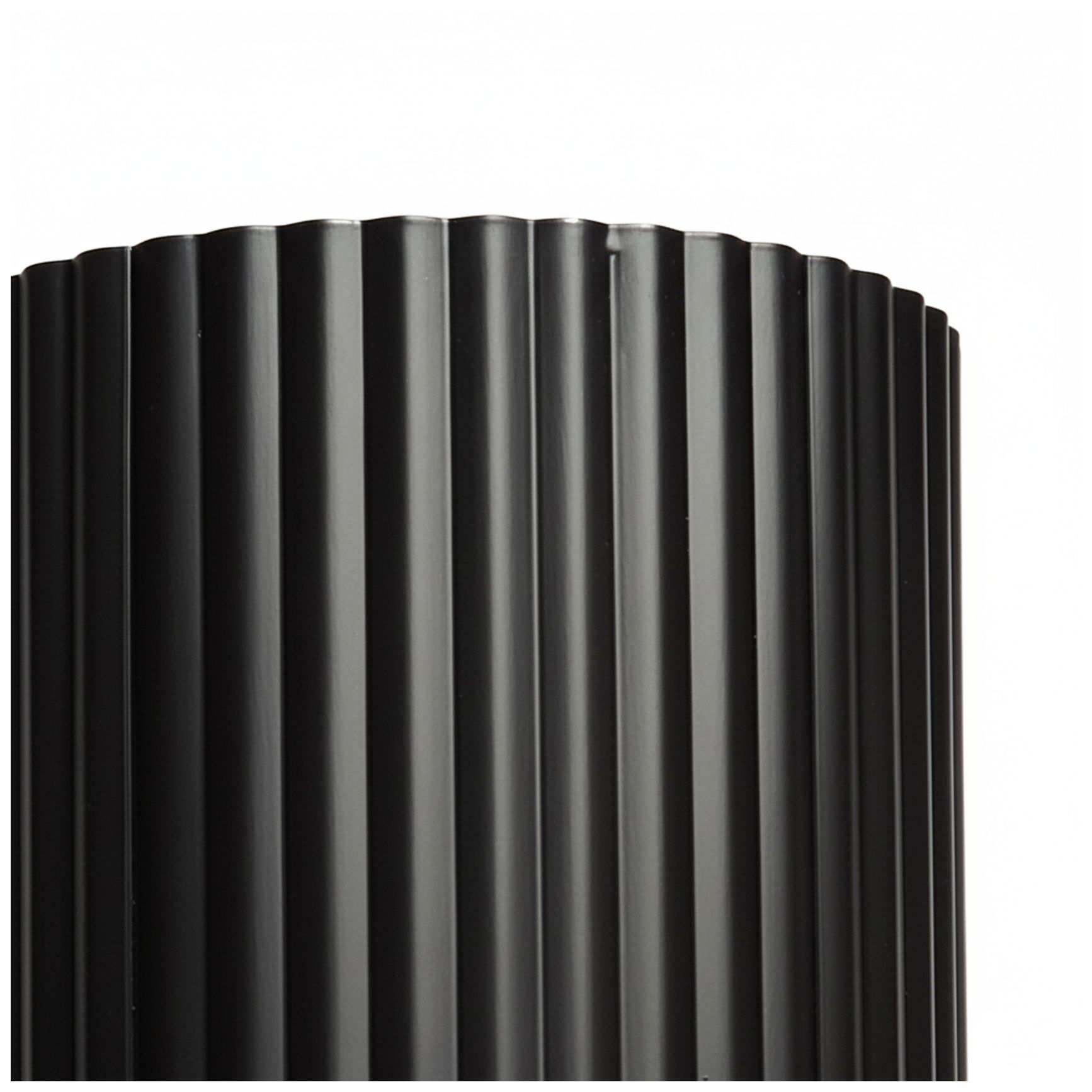 Image 3 Fabiana 5" Wide Matte Black, White LED Flush Mount more views