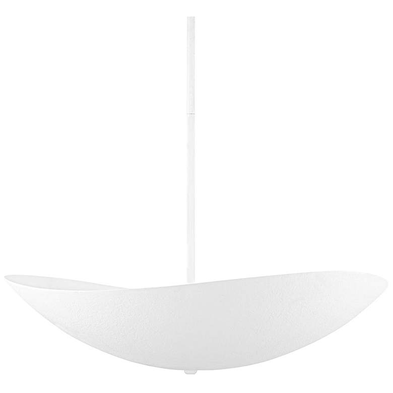 Image 1 Fabius 8 Light Lg Pendant White Plaster