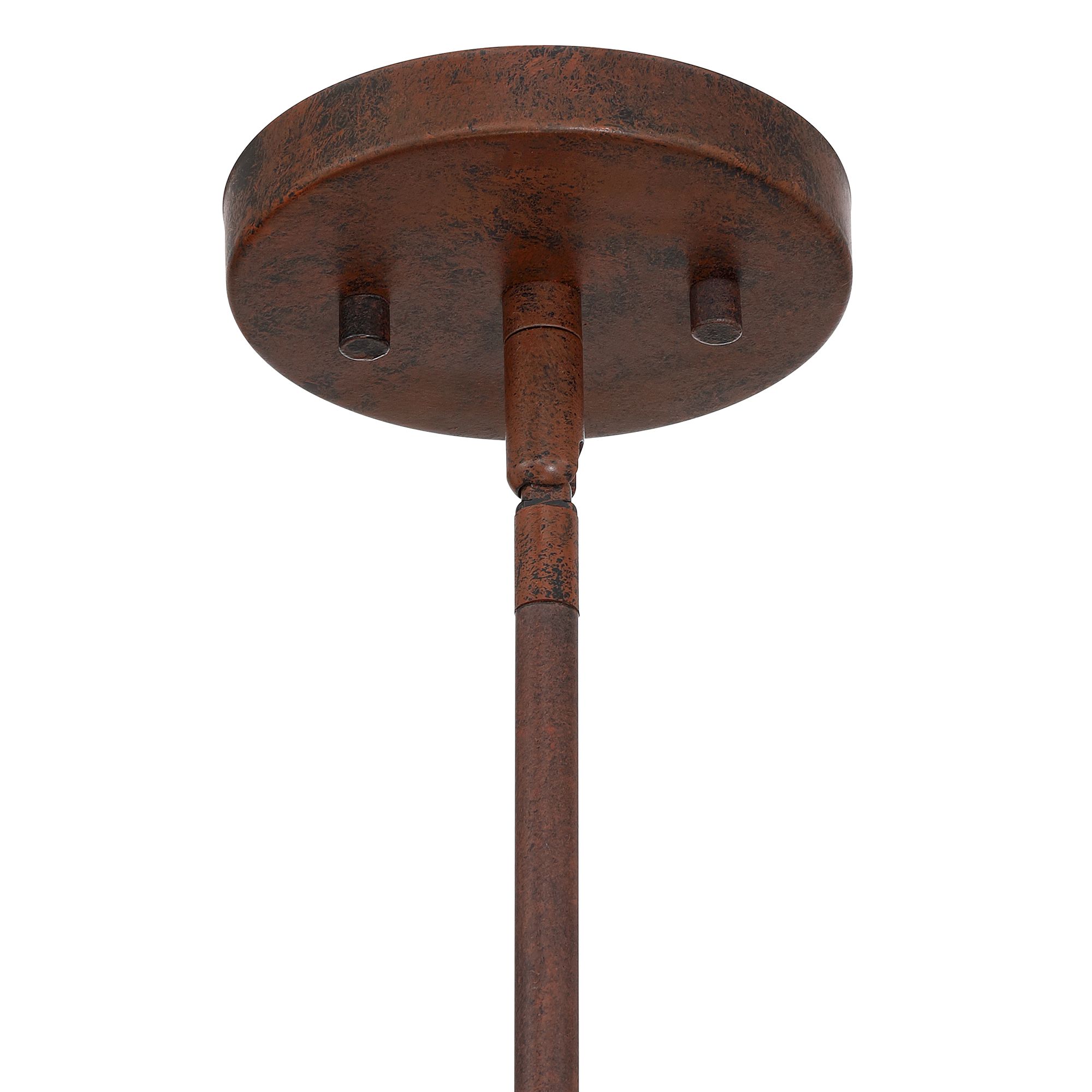 Image 6 Fable 10 1/4" Wide Rust Brown and Antique Brass Mini Pendant Light more views